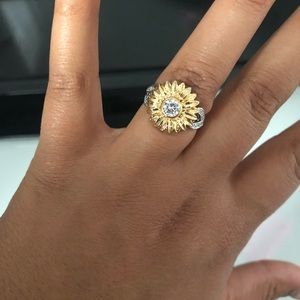 Sunflower ring size 8